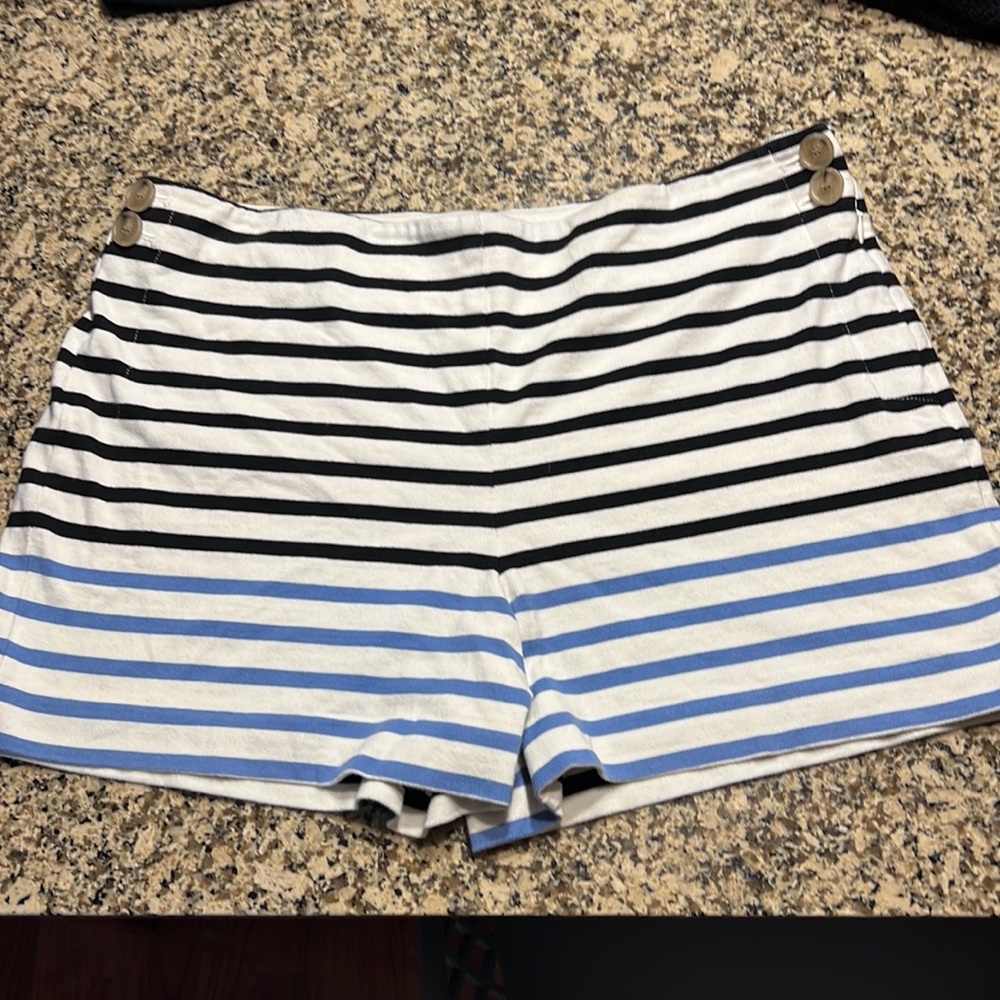 Ann Taylor LOFT striped shorts